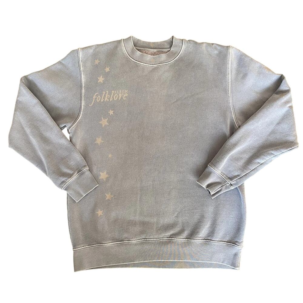 Taylor Swift Small Sweatshirt Folklore You Drew Stars Around My Scars Blue Eras